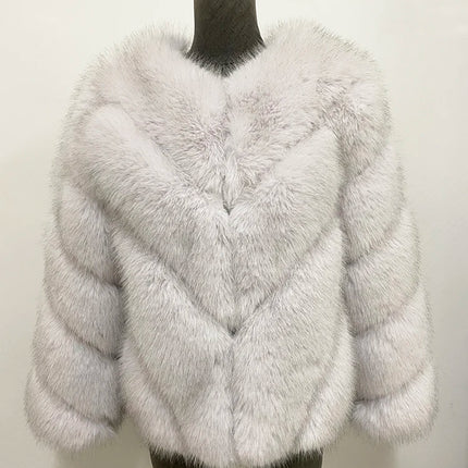 ZADORIN NEW Streetwear Furry Faux Fur Coat Woman Clothing Elegant Long Sleeve Winter Coats Woman Jackets Fourrure Abrigo Mujer