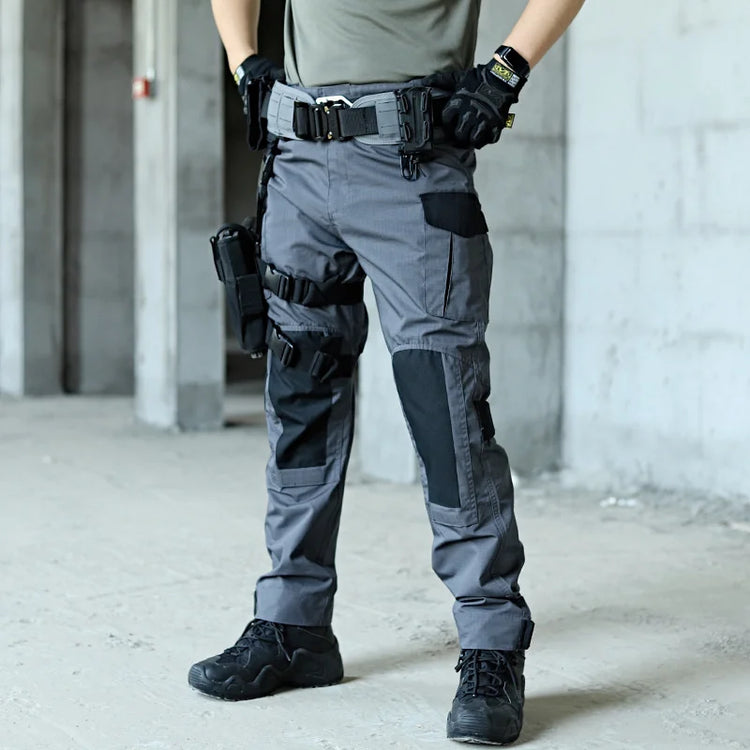 Men Cargo Pants Tactics Wear Resistant Multiple Pockets Military Tactical Pants Casual Spring Autumn Men's Trousers Hiking