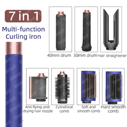7-in-1 Multifunctional Hair Dryer 110,000 RPM High-Speed Hair Care Negative Ion Hair Dryer Quick Drying, Automatic Curling Set