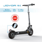 Monopattino Elettrico JOYOR Y8-S per Adulti, 500W 48V26Ah, 25km/h, Ruote da 10 Pollici, Pieghevole, Magazzino in Germania, Certificato CE ABE