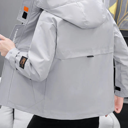 Men's Autumn/Winter Jackets New Arrived Trendy Brand Couple Jacket Men's Women's Handsome Casual Hooded Work Jacket Coat