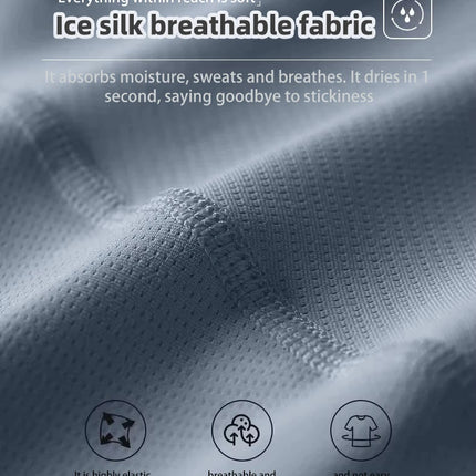 2025 Men's fashion top T-shirt, skin-friendly, breathable, highly elastic, quick-drying PlatiNum