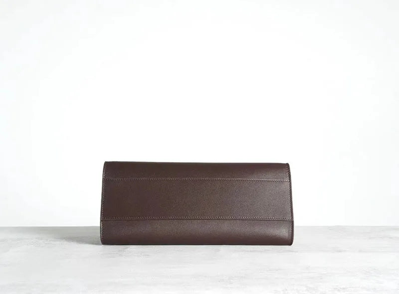 [Full Leather Inside Outside] Drinking Milk Cowhide Imported Saddle Leather Underarm Bag Single Shoulder Crossbody Bag Simple