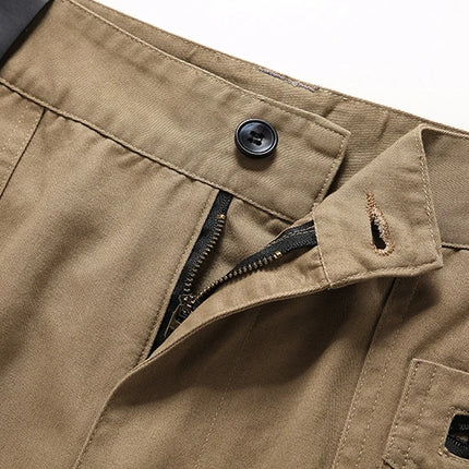 Cargo Pants Cotton Tactical Casual Pants Men Multi-Pockets Casual Pants Traninig Work Trousers For Man 2024 Plus Size 5XL