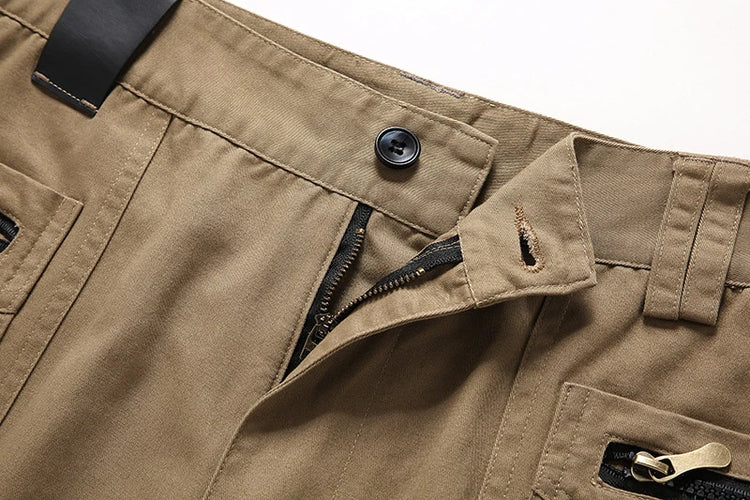 Cargo Pants Cotton Tactical Casual Pants Men Multi-Pockets Casual Pants Traninig Work Trousers For Man 2024 Plus Size 5XL