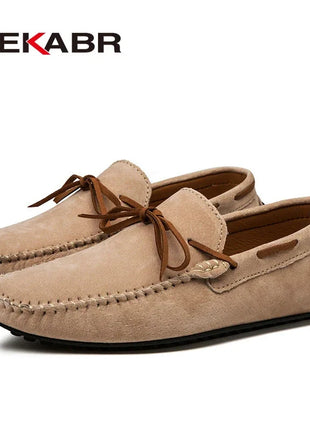 Dekbr Casual uomo scarpe in vera pelle estate traspirante verde mocassini da uomo scarpe in pelle Sapato Masculino Zapatos Hombre
