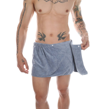 Asciugamani da bagno per uomo Asciugamani da spiaggia da nuoto in microfibra Pantaloni corti indossabili Morbida coperta da spiaggia Gonna da palestra per doccia