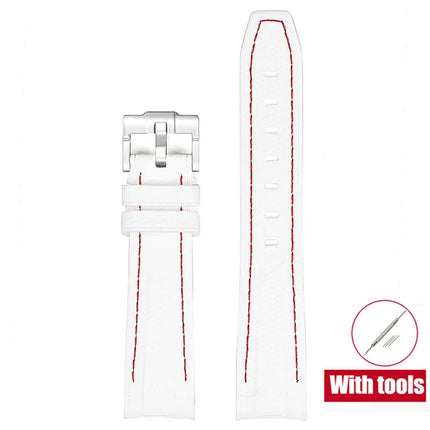 Cinturino in gomma per Swatch X Omega Joint MoonSwatch Cinturino sportivo impermeabile da 20 mm Cinturino con estremità curva in silicone per uomo donna platinumshop