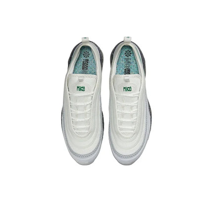 Scarpe da Corsa Nike Air Max 97 da Uomo, Modello Basso Bianco/Grigio/Verde DQ3976-100