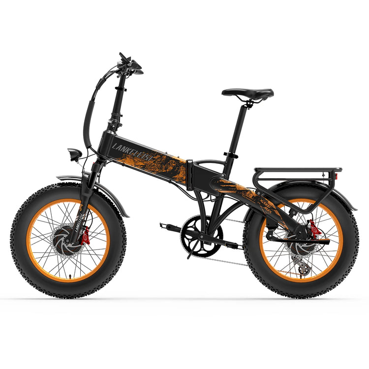 LANKELEISI X2000MAX E-Bicicletta per adulti 2000W 48V20AH City Ebicycle Pneumatico da 20 pollici Non pieghevole Strumento LCD Bicicletta elettrica