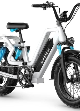 Bicicletta Elettrica G-FORCE RS ST per Tutti i Terreni, Potenza 750W, Batteria 48V15Ah, Bici Elettrica per Adulti, Pneumatici Larghi 20*4 Pollici per Tutti i Terreni