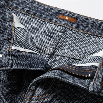 AIOPESON Pantaloncini di jeans casual retrò estivi da uomo 2025 Pantaloncini di jeans comodi ed eleganti in misto cotone vintage slim fit