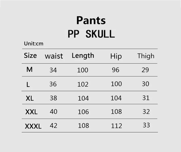 Plein Skull Light Luxury Fashion Brand Men's Pure Cotton Two-Piece Set Punk Spring and Autumn Hip-Hop Party Set Outdoor Sports