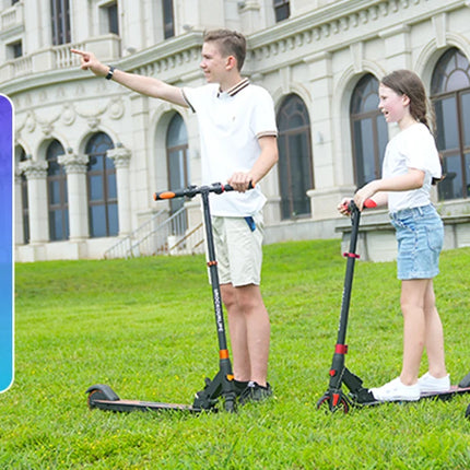 Monopattino elettrico RCB R15 per bambini da 8-16 anni, per bambini fino a 8 kg, pieghevole, doppio sistema frenante, autonomia massima 16 km