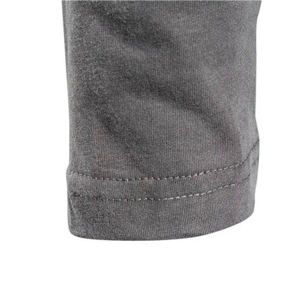 100% Cotton Long Sleeve T Shirt For Men Solid Spring Casual Mens T-shirts High Quality Male Tops Classic Clothes Men's T-shirts PlatiNum