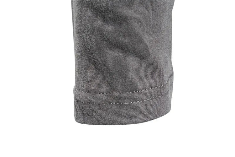 100% Cotton Long Sleeve T Shirt For Men Solid Spring Casual Mens T-shirts High Quality Male Tops Classic Clothes Men's T-shirts PlatiNum