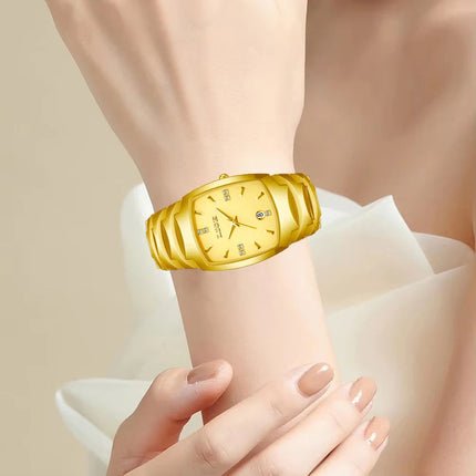 LIGE Orologio da Donna di Lusso alla Moda, Elegante e Semplice, in Acciaio Inossidabile, Casual, al Quarzo, con Calendario, Regalo Romantico per Signore, Novità platinumshop