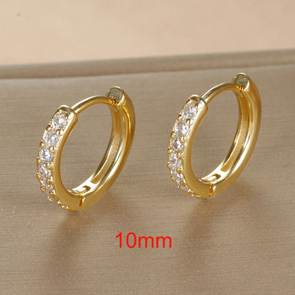 2 pezzi piccoli orecchini a cerchio piccoli Huggie in acciaio inossidabile per le donne cerchio rotondo punk unisex orecchini rock gioielli penetranti della cartilagine PlatiNum