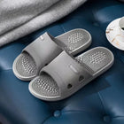 Pantofole da uomo in tinta unita da bagno sandali da massaggio antiscivolo da donna semplici scarpe da salute con fondo morbido Zapatillas Casa Hombre