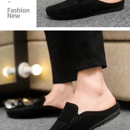 Mocassini da Uomo Leggeri Estivi, Scarpe Comode Senza Lacci, Traspiranti, Casual, con Supporto Parziale, Ciabatte per Uomo