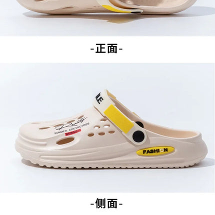 Ciabatte Unisex in EVA Traspiranti Antiscivolo con Suola Spessa, Scarpe Forate ad Asciugatura Rapida, Ciabatte Casual per Uomo e Donna, Ideali per Spiaggia, Giardino e Attività all'Aperto