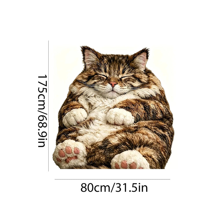 Giant Animal Sleeping Bag Soft Warm Plush Washable Cute Cat Envelope Bed for Adults Winter Outdoor Use