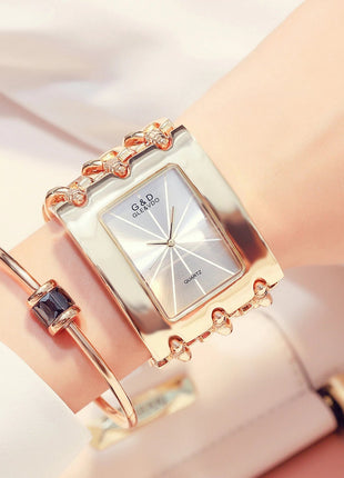 Orologio da donna di marca di lusso Abito con strass Orologi da polso da donna Eleganti orologi femminili in oro per le donne Montre Femme 2025 platinumshop