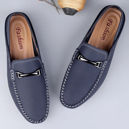 Mocassini in vera pelle Moda uomo Design Mocassino Slip on Soft Flats All-match Scarpe casual Calzature da barca fatte a mano per uomo adulto