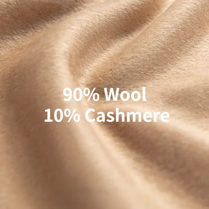 DUTRIEUX Women's Coat Double-sided 10% Cashmere 90% Wool Women's Long Coat Jacket, 2025 Winter New Long Cashmere Coat Women
