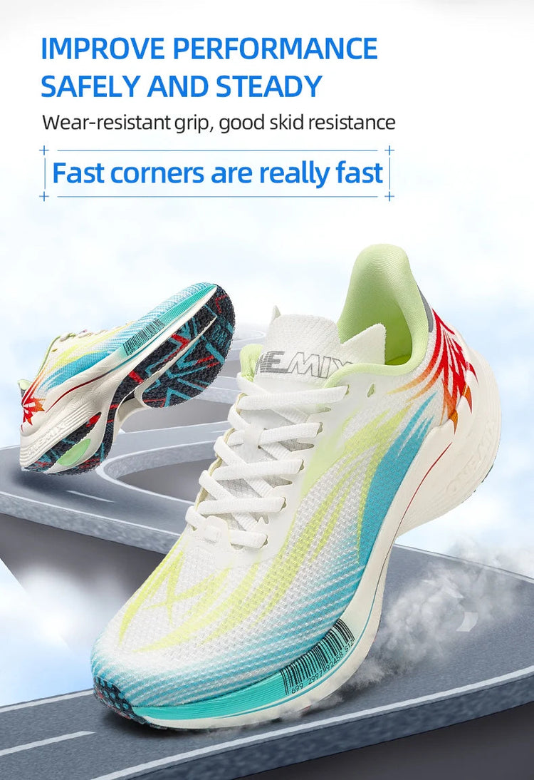 ONEMIX 2026 Nuove Scarpe da Corsa per Maratona, Traspiranti, Antiscivolo, Ammortizzanti per Uomo e Donna, Sneakers con Cuscinetto d'Aria PlatiNum