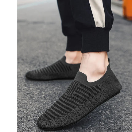 YRZL Mocassini in rete Mocassini da guida da uomo Appartamenti di alta qualità Scarpe da passeggio maschili Mocassini casual in mesh traspirante Scarpe estive da uomo