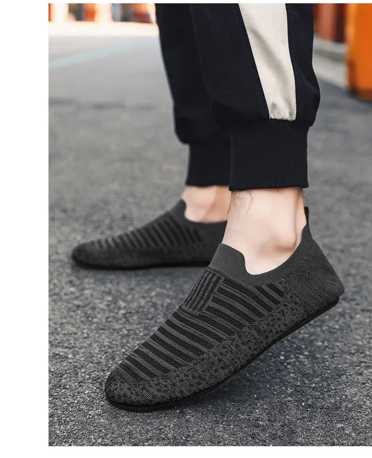 YRZL Mocassini in rete Mocassini da guida da uomo Appartamenti di alta qualità Scarpe da passeggio maschili Mocassini casual in mesh traspirante Scarpe estive da uomo