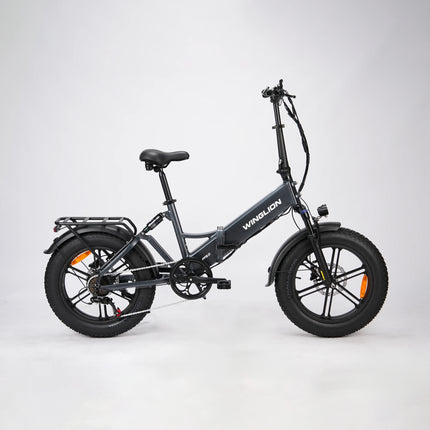 WINGLION EB-FF2.0 Bicicletta Elettrica Pieghevole da Donna, Motore 750W, Batteria 48V 15Ah, Autonomia 100KM, Velocità 40KM/H, Pneumatici Fat 4.0 da 20 Pollici, E-bike Pieghevole per Tutti i Terreni