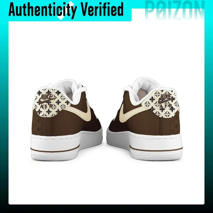 Nike Air Force 1 Skate Shoes Unisex Low-top Brown/Beige CZ0270-106（Team2772-LH）