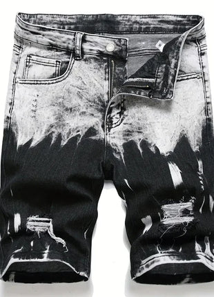Estate nuovi jeans corti da uomo elasticizzati slim pantaloncini di jeans dal design retrò alla moda streetwear pantaloncini cargo in cotone 98% uomo