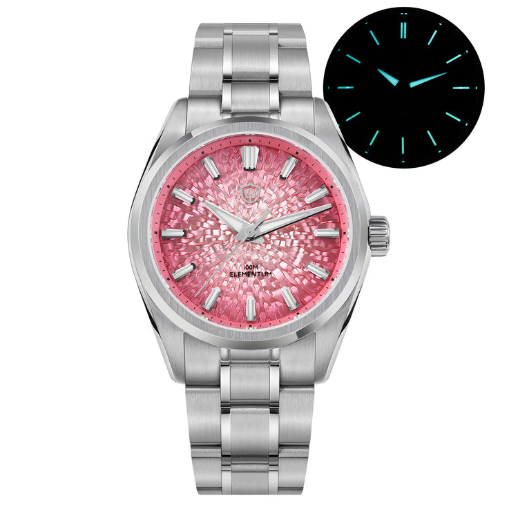 Watchdives WD0003C Ice Crack Dial 38mm Men Watch VH31 Sweep Seconds Quartz Movement Sapphire Luminous 10Bar Waterproof Watches