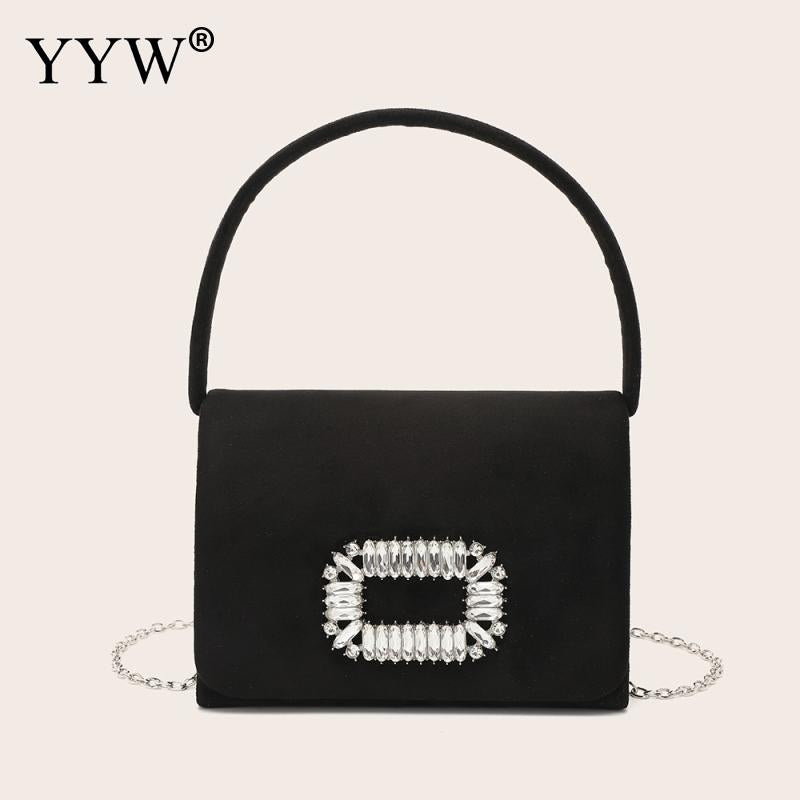 2023 nuove mini borse rosa per le donne pochette da sera per banchetti con catena borse casual in modalità piccola festa elegante Bgas in pelle PU