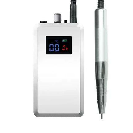 Nail Drill Pullyon UP200-G5 OEM Japan Micromotor G5 Handpiece 35000RPM Electric File Low Noise Low Vibration Acrylic Gel Polishing Machine Manicure Pedicure Sander Salon Equipment