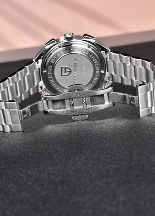 Orologio da Uomo PAGANI DESIGN con Quadrante Giallo, Cronografo al Quarzo, Movimento Giapponese VK63, Vetro Zaffiro, Impermeabile, Novità 2026
