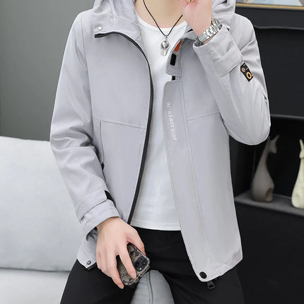 Men's Autumn/Winter Jackets New Arrived Trendy Brand Couple Jacket Men's Women's Handsome Casual Hooded Work Jacket Coat