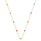 LUXUSTEEL Neckalce For Women No Fade Colorful Crystal Pendant  Lady Girls Accessories 2022 Hot Sale Long Chains Necklaces PlatiNum