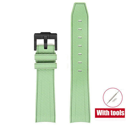 Cinturino in gomma per Swatch X Omega Joint MoonSwatch Cinturino sportivo impermeabile da 20 mm Cinturino con estremità curva in silicone per uomo donna platinumshop