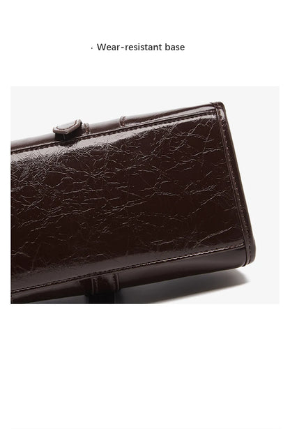 FOXER Lady's Shoulder Bag Genuine Leather Cross Body Bag 2025 Autumn Winter Large Capacity Travel Bag Commute Work Elegant