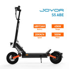 Monopattino Elettrico JOYOR S5 Certificato ABE, Disponibile in Germania, 20km/h 500W 48V13AH, Pieghevole con Luce LED, Mobilità Urbana