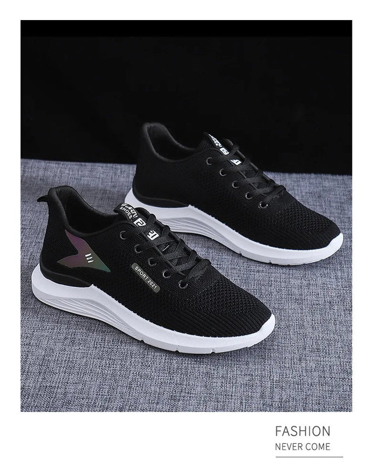 2025New Women's Trendy Sports Shoes Fashion Mesh Casual Shoes Lightweight Breathable Running Shoes PlatiNum