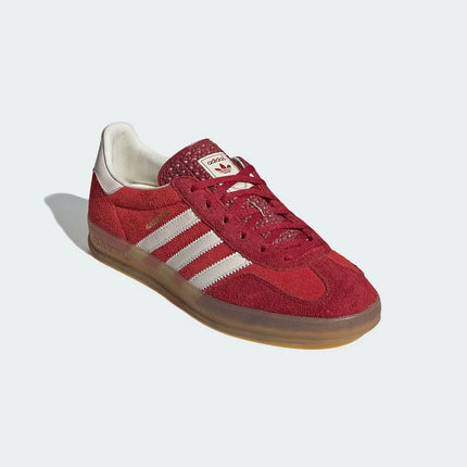 adidas Originals GAZELLE, sneakers basse comode e versatili, ammortizzanti e resistenti all'usura, per uomo e donna, rosse IE1051