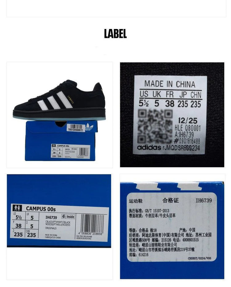 Scarpe da skate Adidas Originals Uomo NERO Bianco IH6739 Spedizione gratuita