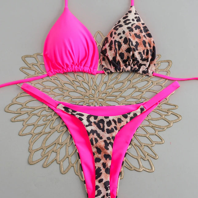 Micro Bikini Push Up Swimsuits Women 2026 Sexy Swimwear Brazilian Bikini Set Halter Biquini Thong Beachwear Female