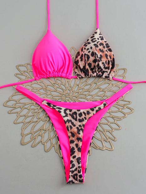 Micro Bikini Push Up Costumi da bagno donna 2026 Costumi da bagno sexy Bikini brasiliano Set Halter Biquini Costumi da bagno Perizoma Beachwear Donna
