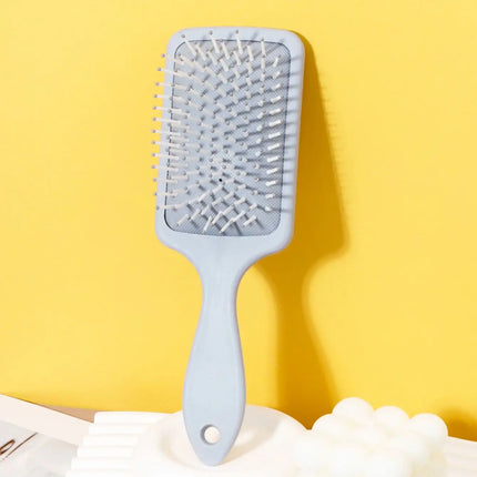 Massage Air Cushion Comb Anti‑Static Air Cushion Brush Square Air Cushion Comb ABS Plastic Handle Special for Real Hair Wigs